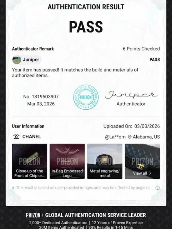 CHANEL Classic Medium Quilted Caviar Black GHW - Picture 11 of 11